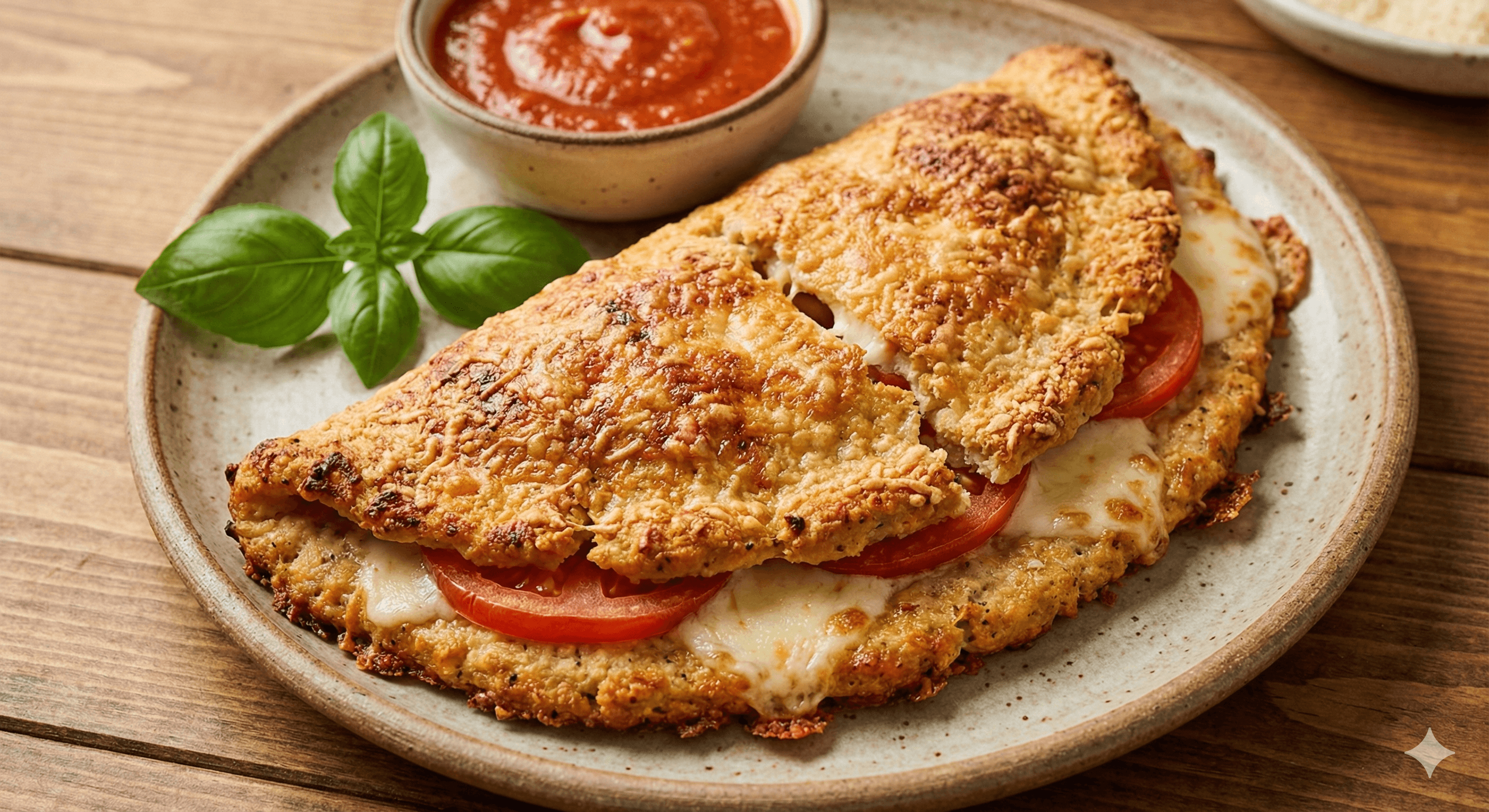 Calzone de Pollo Sin Harina (Keto)